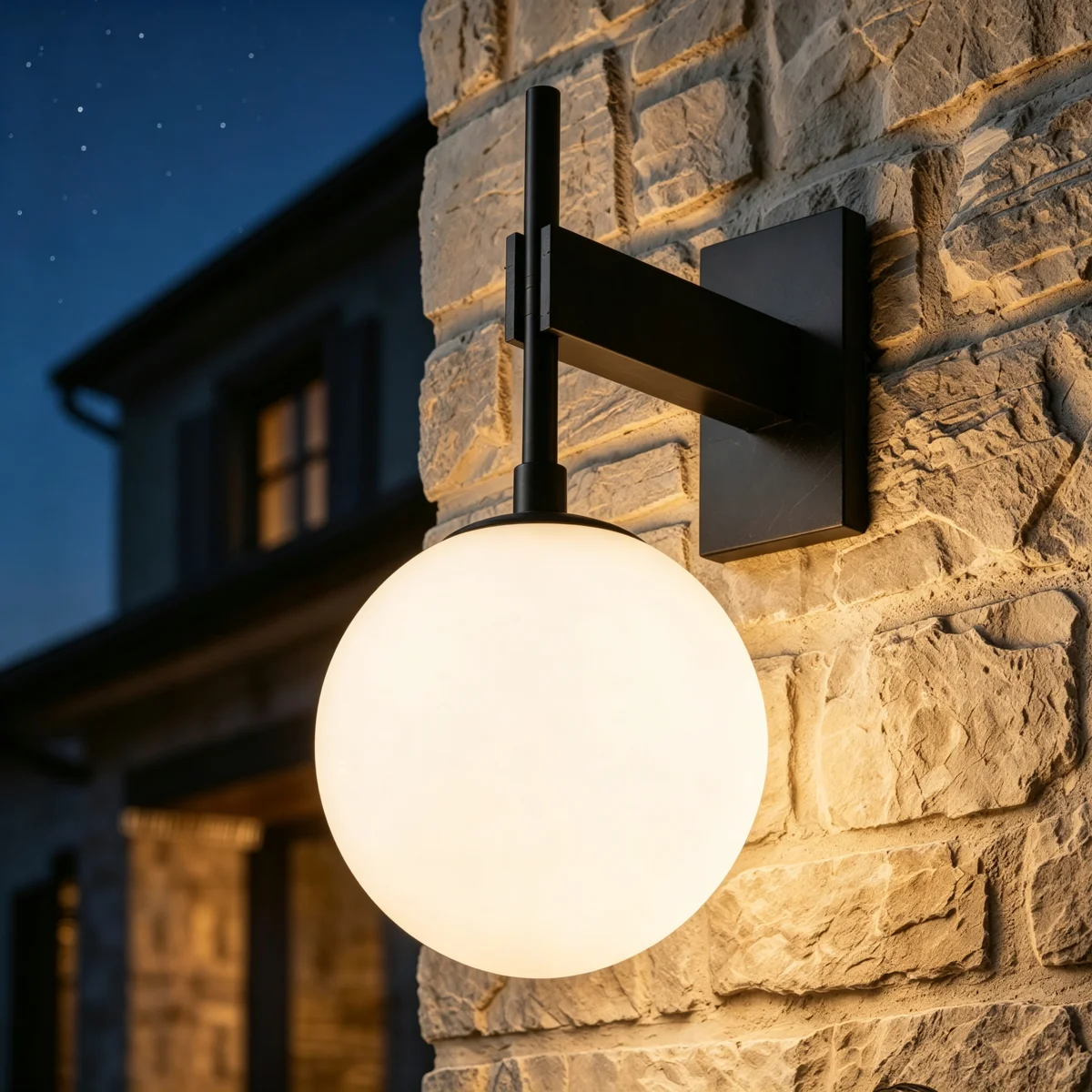 Luna Outdoor Wall Sconce by Hyunbae Lighting